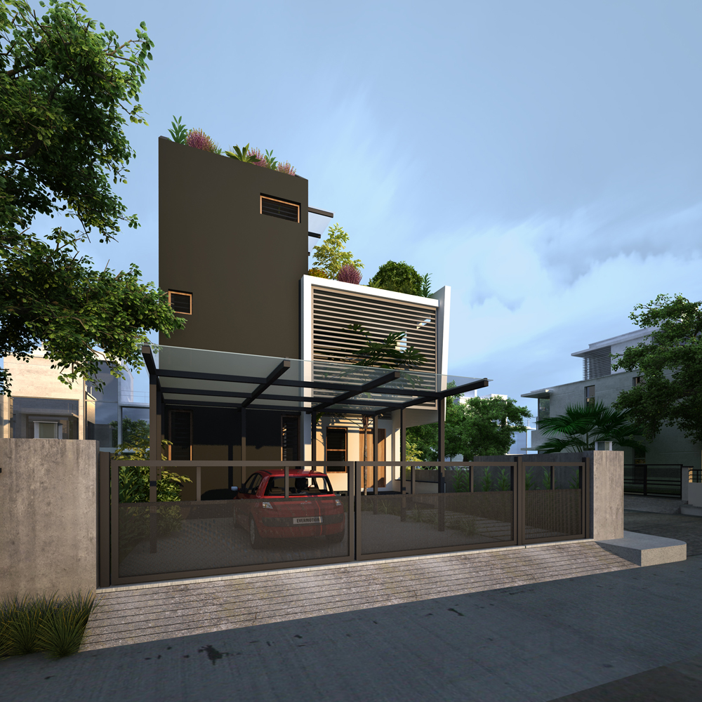 Corner House Exterior